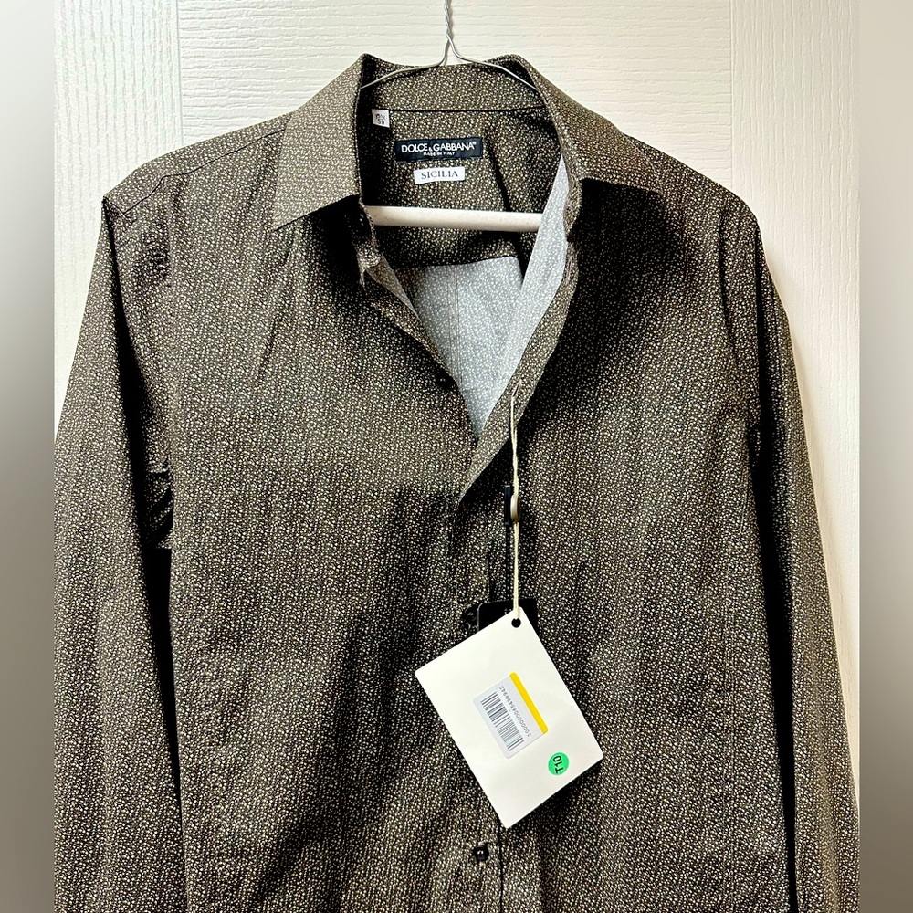 Men’s D&G Slim Fitting Dress Shirt NWT